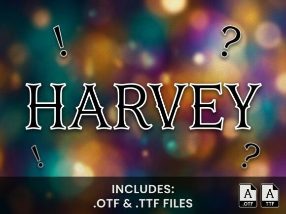 Harvey Font - Preview 2