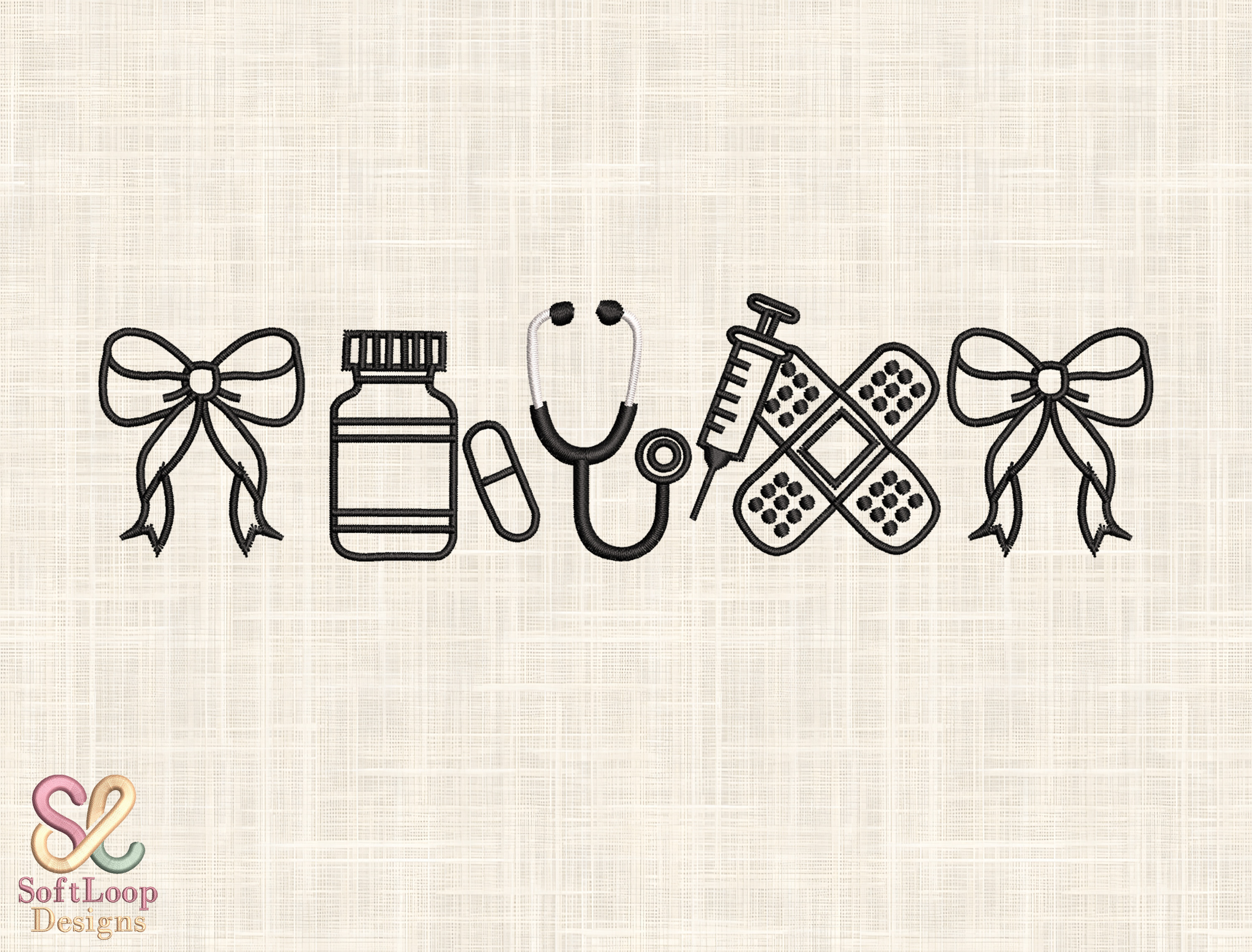 Healthcare Professional Embroidery File