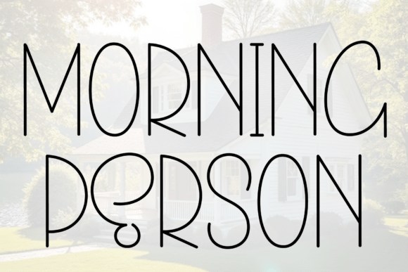 Home Monday Font PNG with transparent background - Preview 2