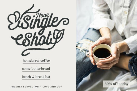 Hunter Flora Font PNG with transparent background - Preview 2