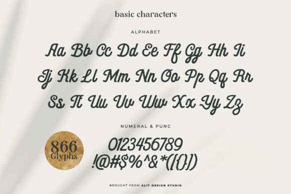 Hunter Flora Font PNG with transparent background - Preview 5