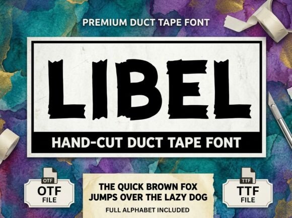 Libel Font font preview - 1