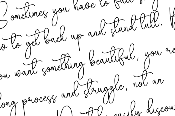 Lightnight Font PNG with transparent background - Preview 2