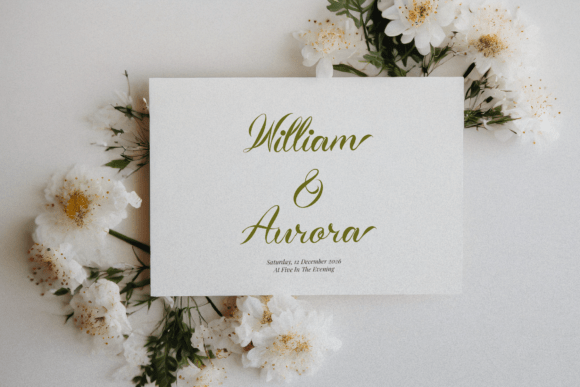 Maileya Vintage Font PNG with transparent background - Preview 4