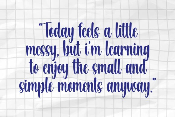 Morning Doodle Font PNG with transparent background - Preview 3