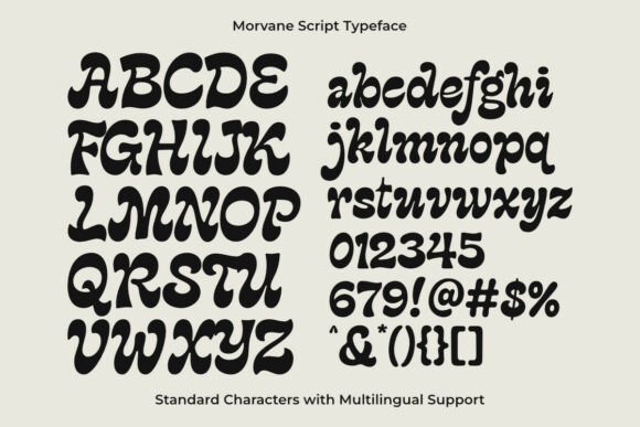 Morvane Font PNG with transparent background - Preview 5