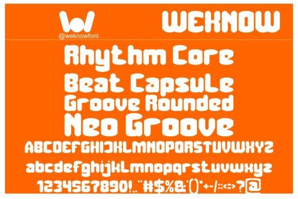 Music Thing Font PNG with transparent background - Preview 4