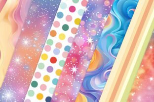 Pastel Rainbow Digital Paper Graphic by Precision Patterns · Creative ...
