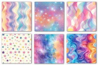 Pastel Rainbow Digital Paper Graphic by Precision Patterns · Creative ...