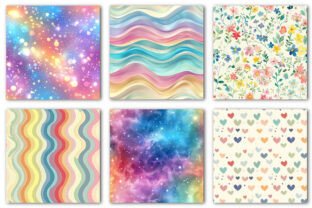 Pastel Rainbow Digital Paper Graphic by Precision Patterns · Creative ...