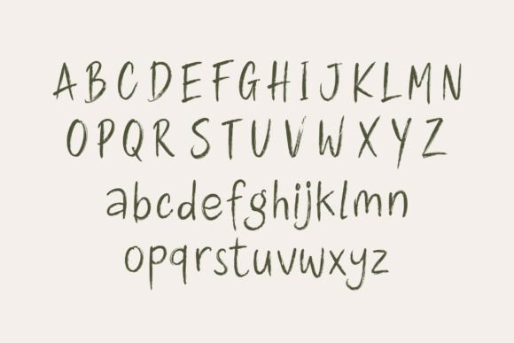 Rawlyn Brush Font PNG with transparent background - Preview 1