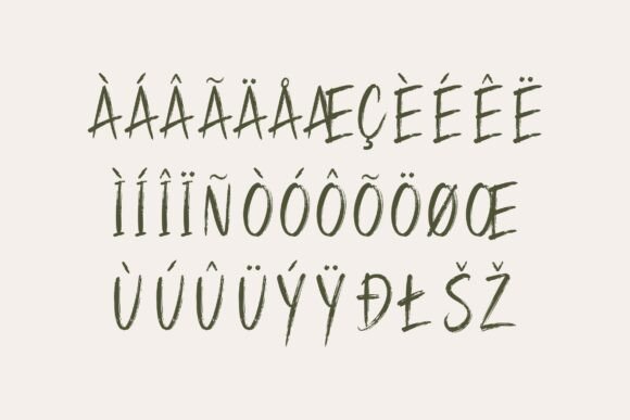 Rawlyn Brush Font PNG with transparent background - Preview 3