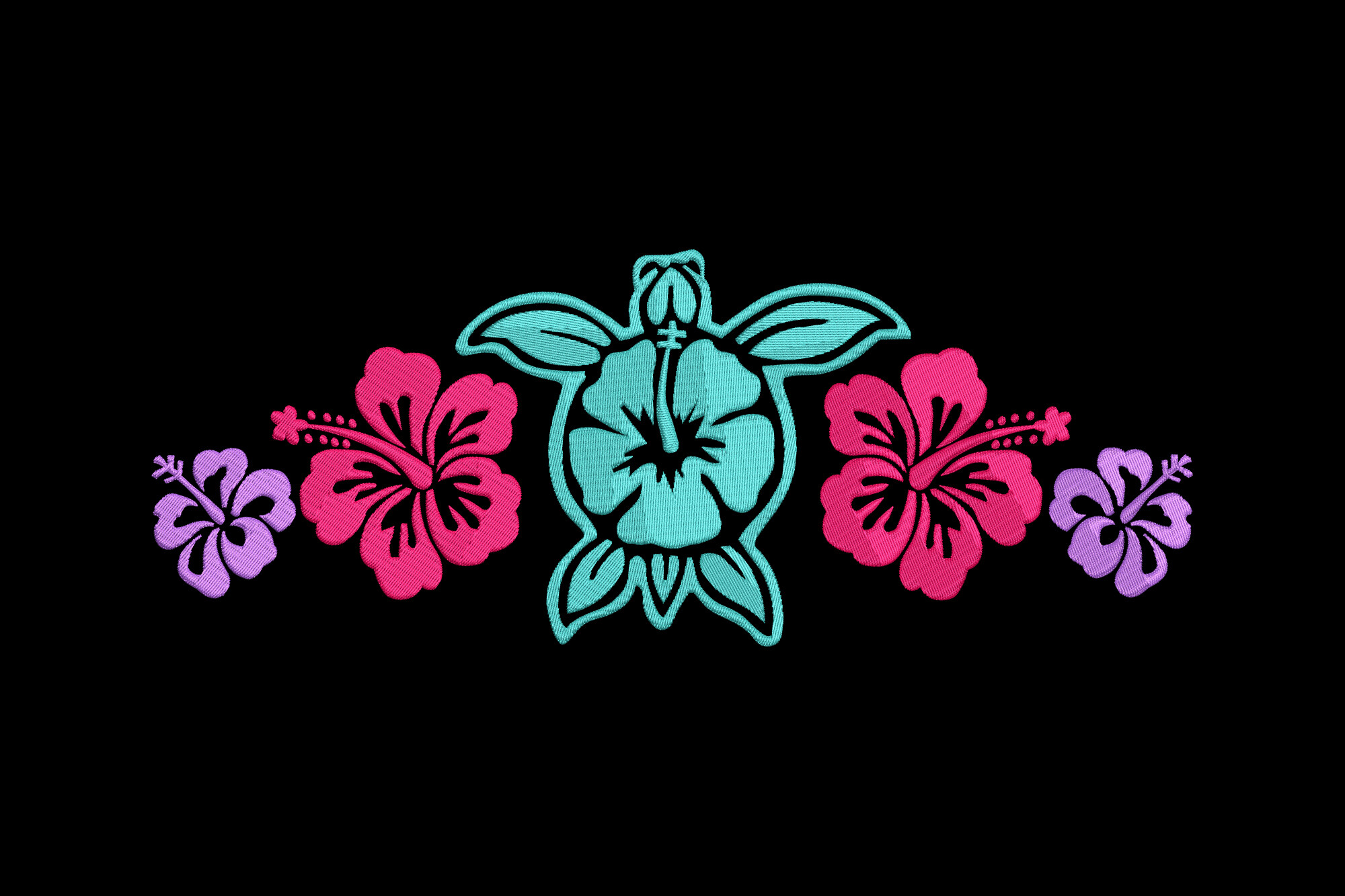 Sea Turtle Hibiscus Flower