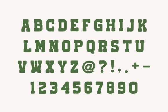 Sheriff Cowboy Font PNG with transparent background - Preview 5