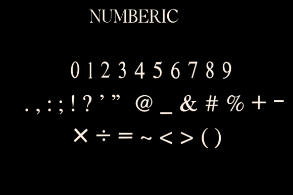 Sky Gem Font PNG with transparent background - Preview 3