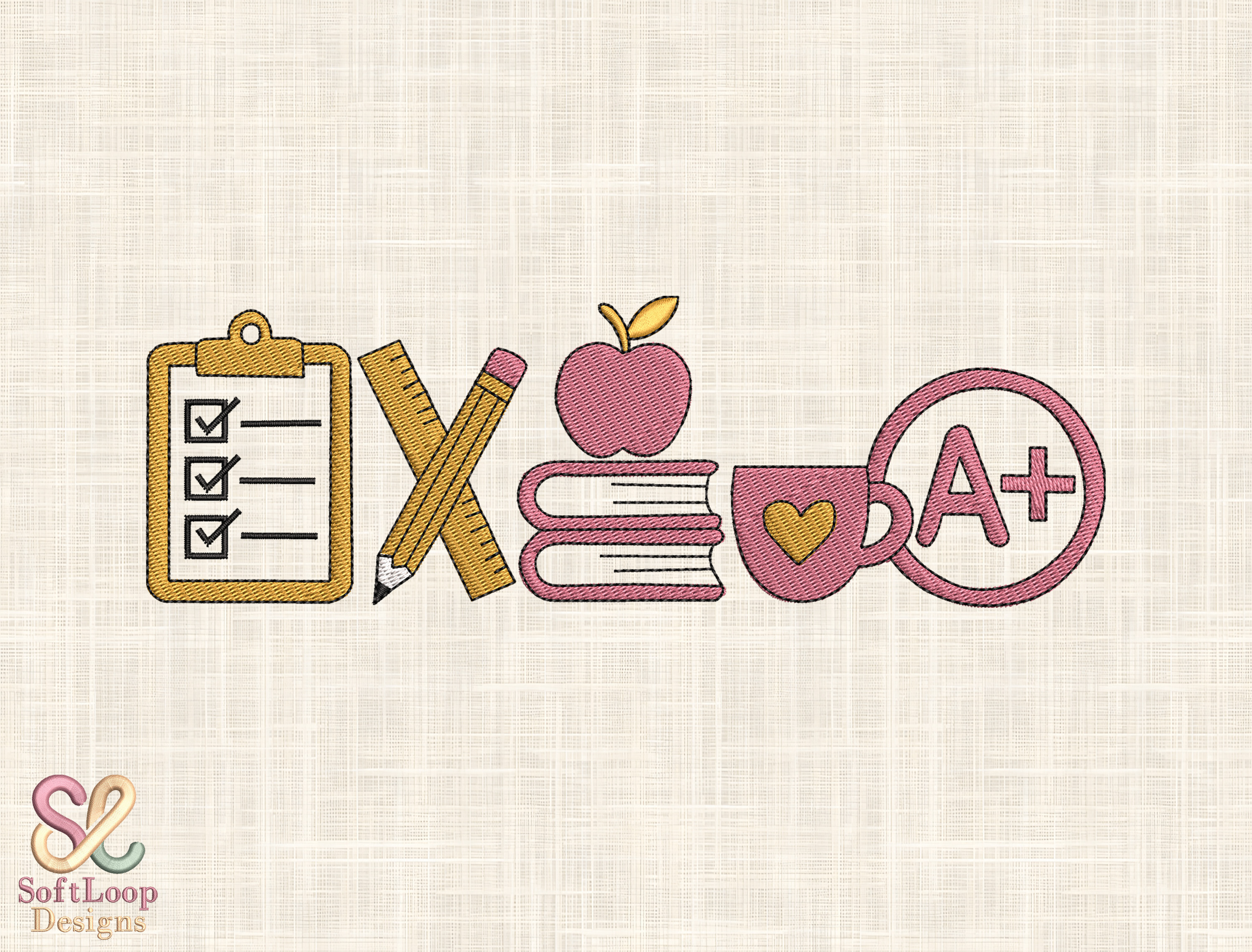 Teacher Appreciation Embroidery File