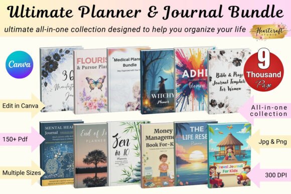 Ultimate Planner & Journal Bundle
