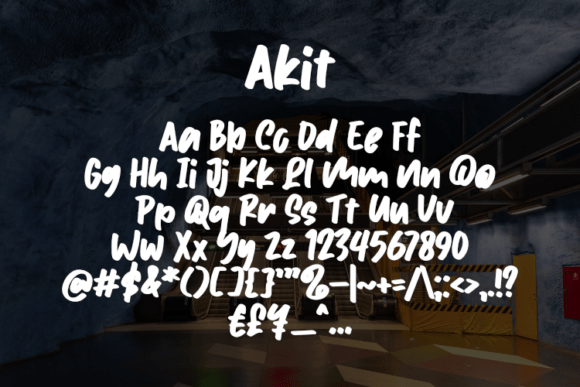 Akit Font - Preview 1
