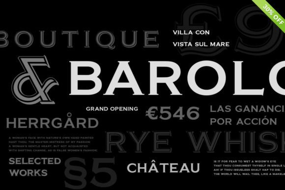 Barracuda Font - Preview 3