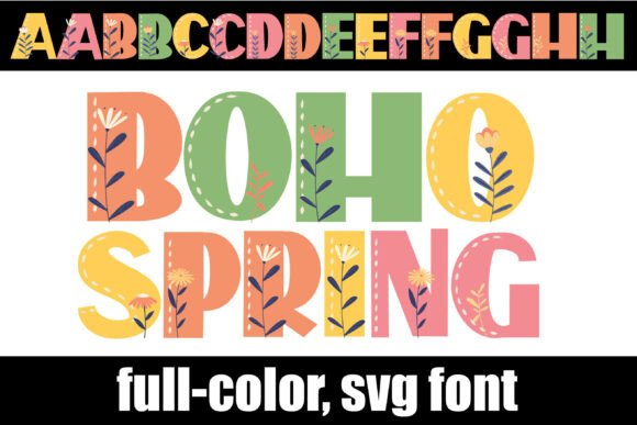 Boho Spring Bundle Font - Preview 1