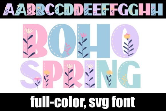 Boho Spring Bundle Font - Preview 2
