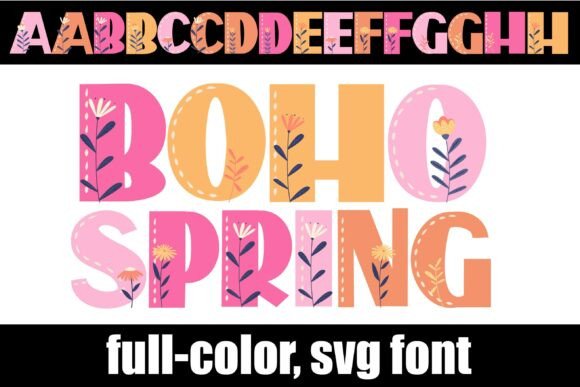 Boho Spring Bundle Font - Preview 3