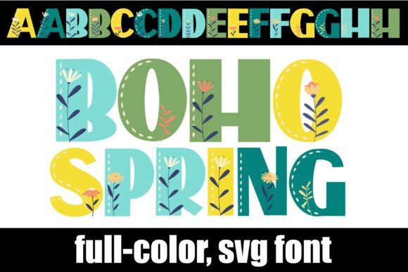Boho Spring Bundle Font - Preview 4