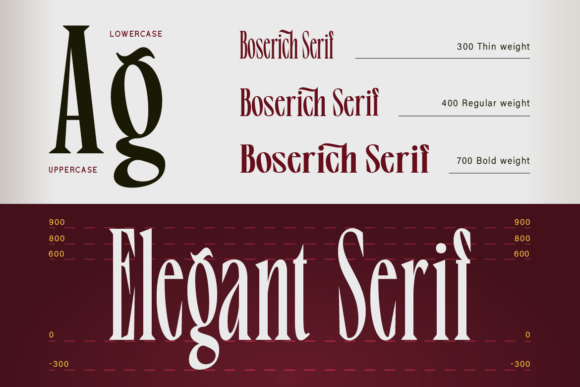 Boserich Font - Preview 3