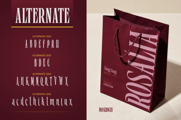 Boserich Font - Preview 5