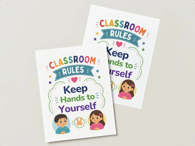 Classroom Rules - Keep Hand to Yourself