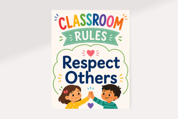 Classroom Rules Respect Others - Canva