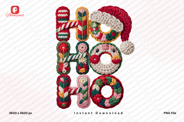 Crochet Christmas Santa Hat PNG