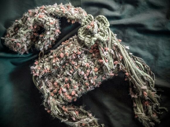 Crochet Fluffy Bloom Handbag PDF - free crochet bag pattern