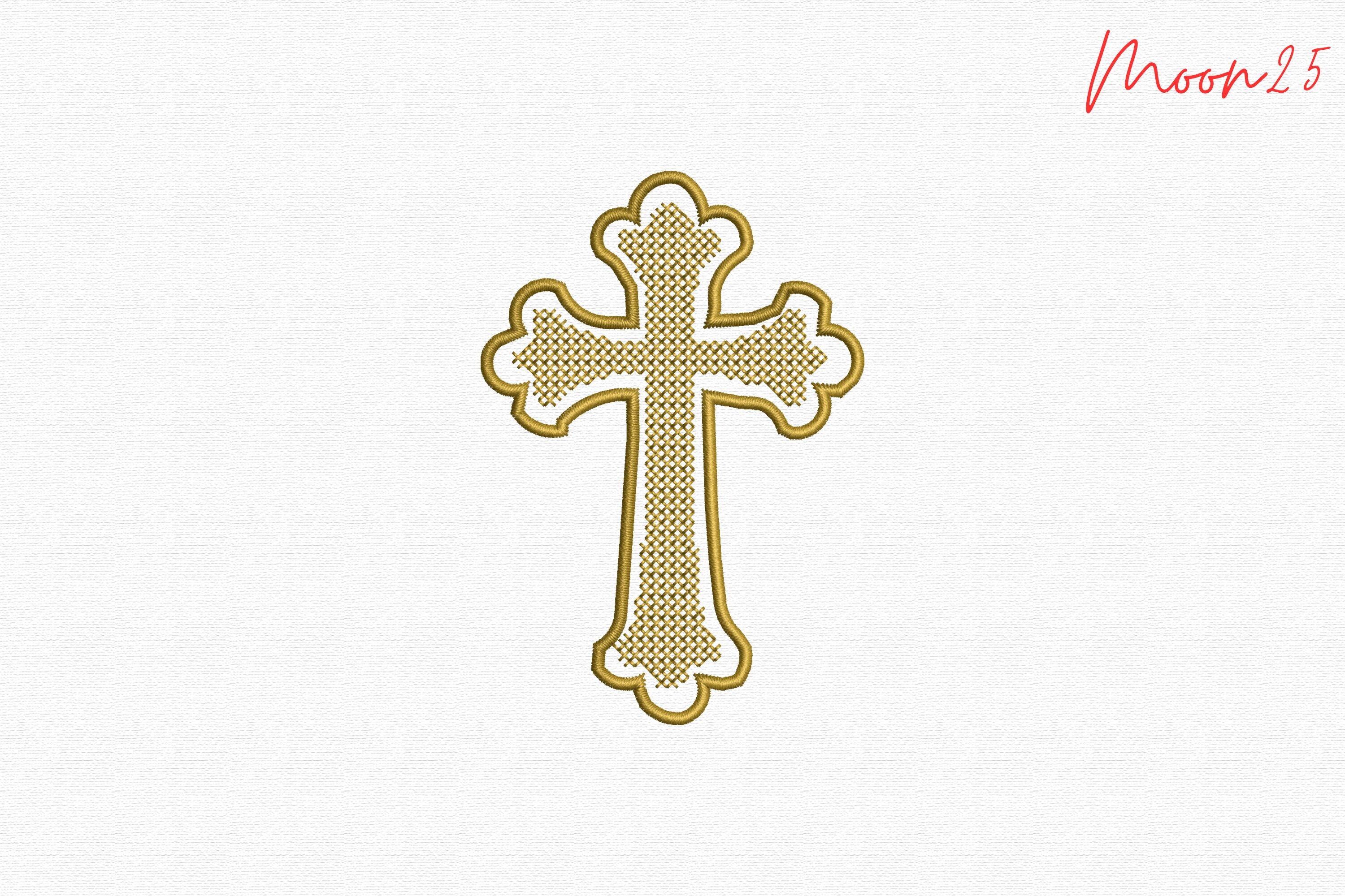 Elegant Gold Christian Cross