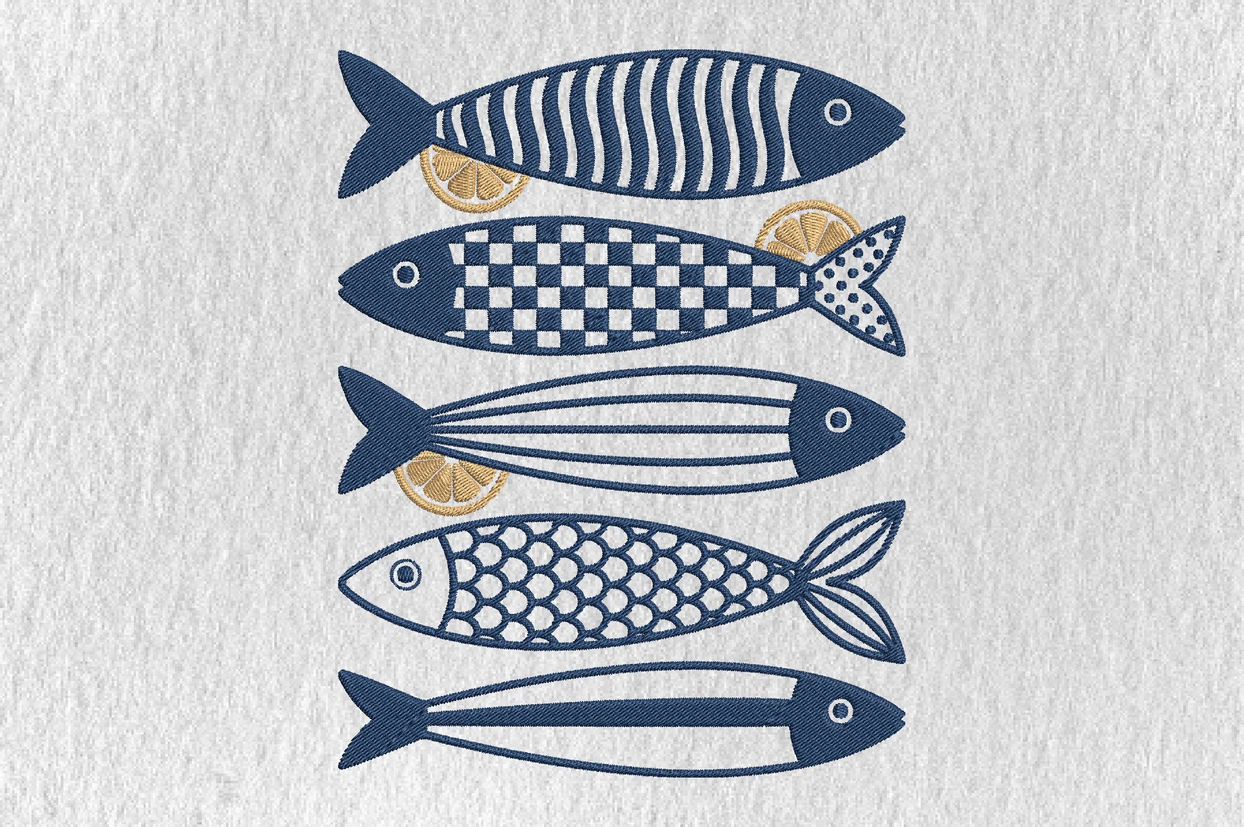 Fish Embroidery Design