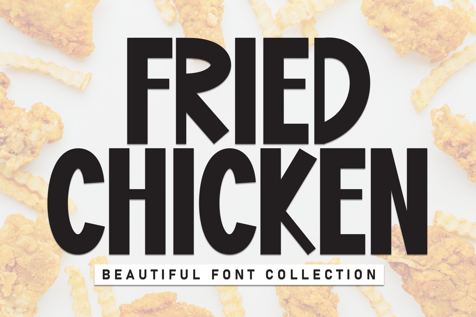 Fried Chicken Font by Robbots stores · Creative Fabrica
