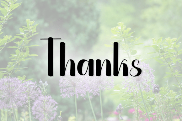 Gardening Font - Preview 5