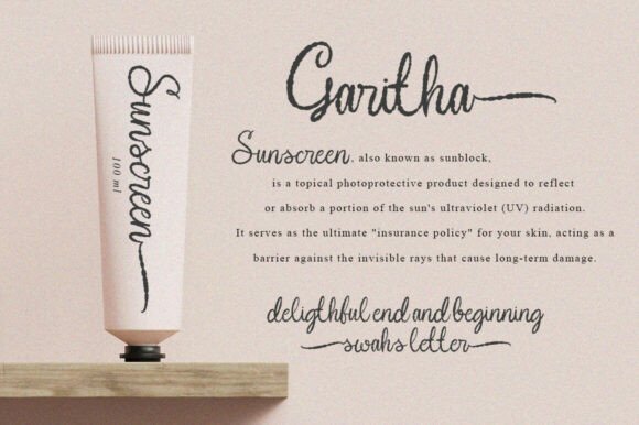 Garitha Complitten Font - Preview 5