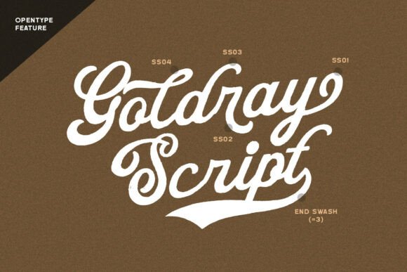 Goldray Club Font - Preview 6