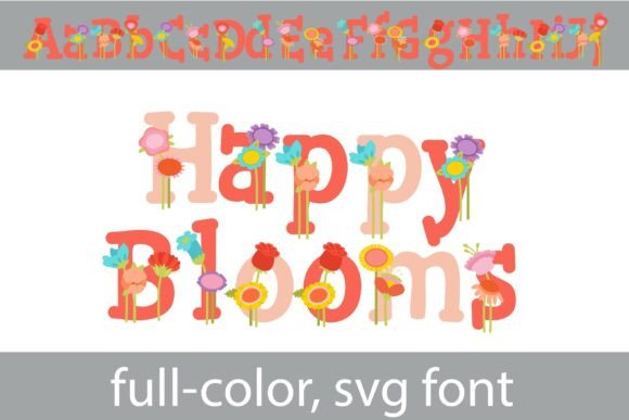 Happy Blooms Font - Preview 3