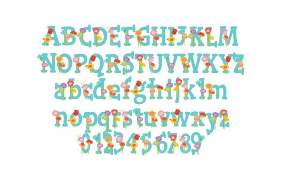 Happy Blooms Font - Preview 5