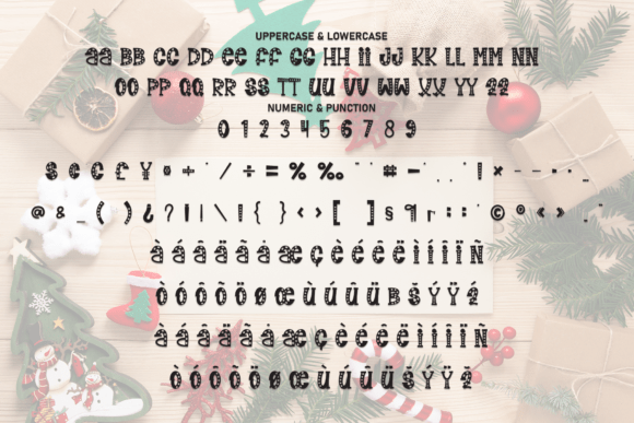 Holiday Christmas Font - Preview 6