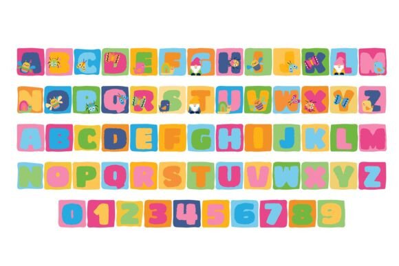 Iconic Garden Font PNG with transparent background - Preview 1
