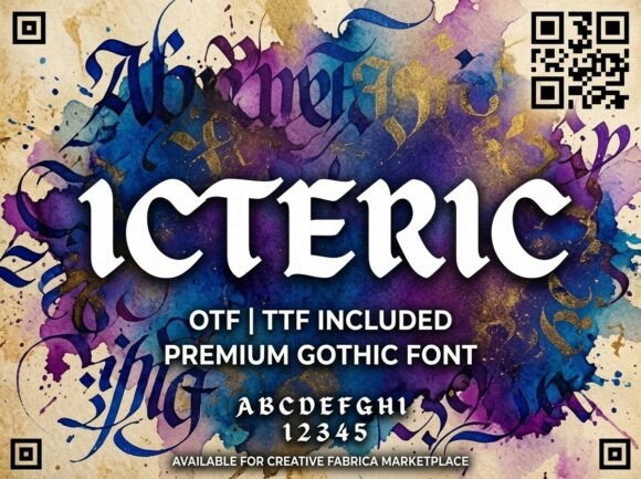 Icter Font PNG with transparent background - Preview 2