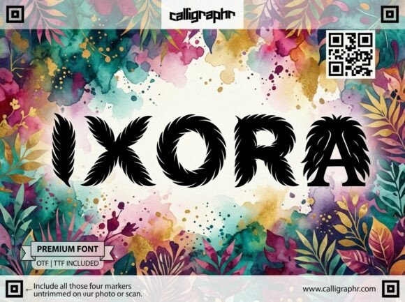 Ixora Font - Preview 1