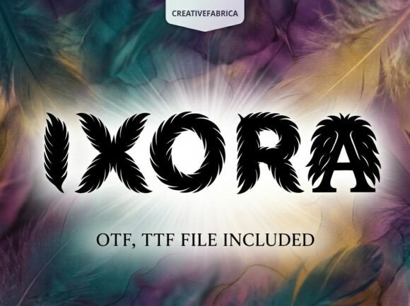 Ixora Font - Preview 2