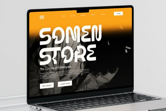 Kaluve Font PNG with transparent background - Preview 4