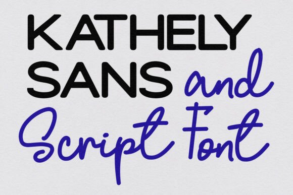 Kathely Font font preview - 1