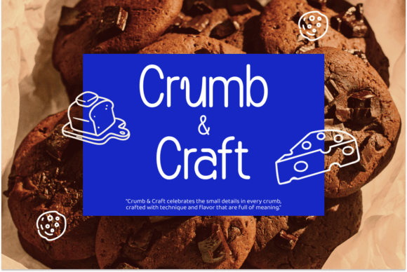 Munchy Cookie Font PNG with transparent background - Preview 4