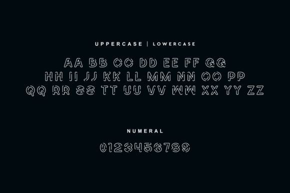Neon Sepat Font PNG with transparent background - Preview 4
